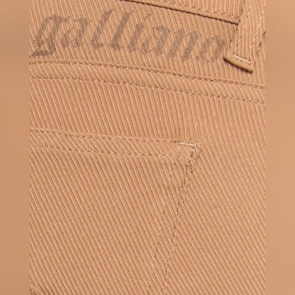 Womens Galliano Camel Stretch Skinny Jeans Size 26 Brand New Made In Italy - Picture 4 of 11